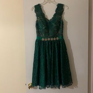 Beautiful green lace dress
